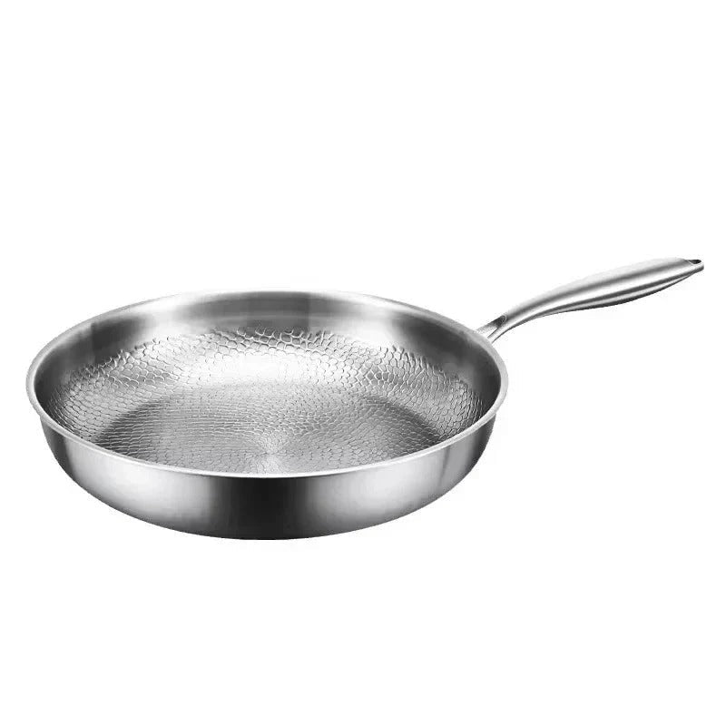 Hammered Titanium Frying Pan