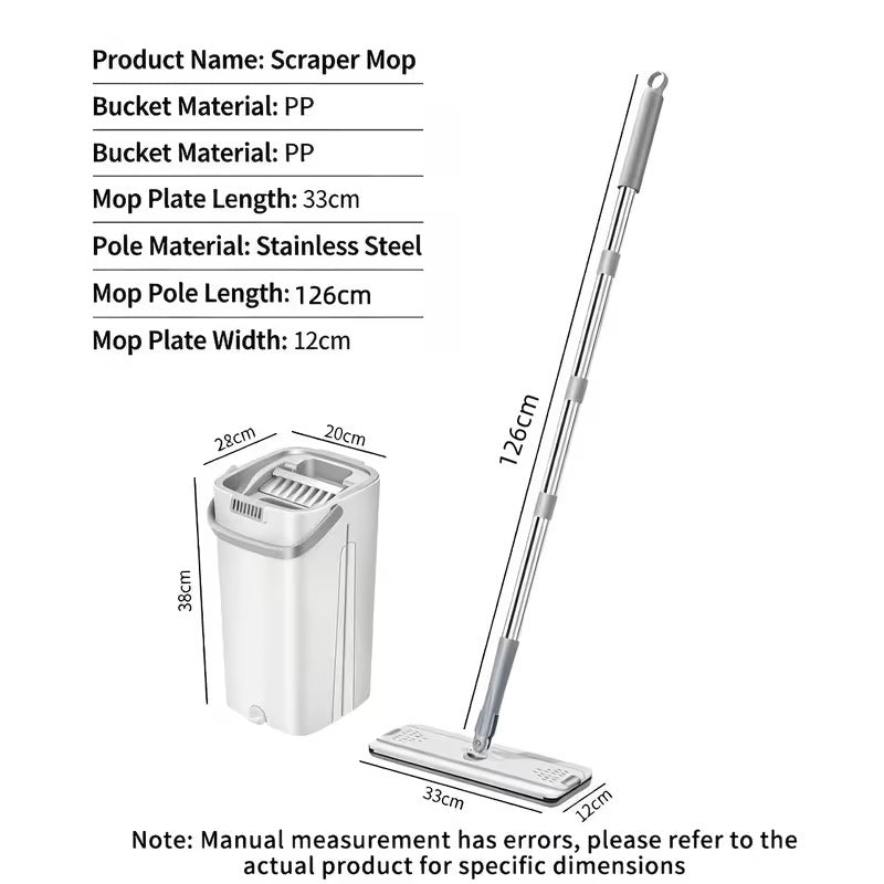 Hands-Free Mop & Bucket Set