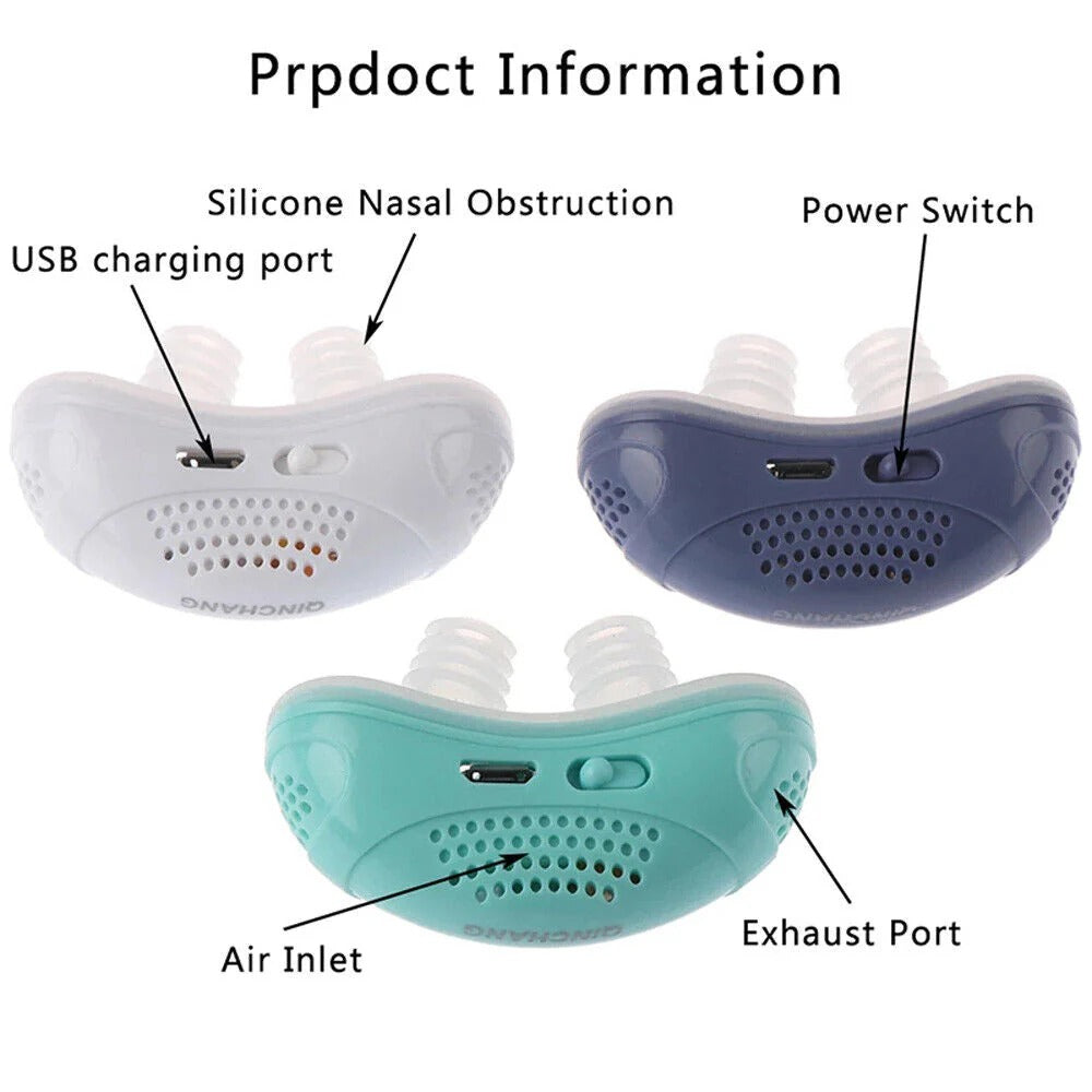 Electronic Anti-Snoring and Sleep Aid Device