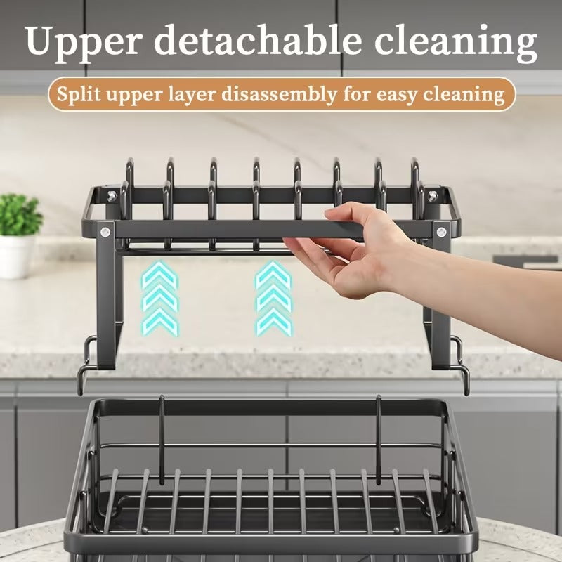 Ultimate 2-Tier Dish Drying Rack