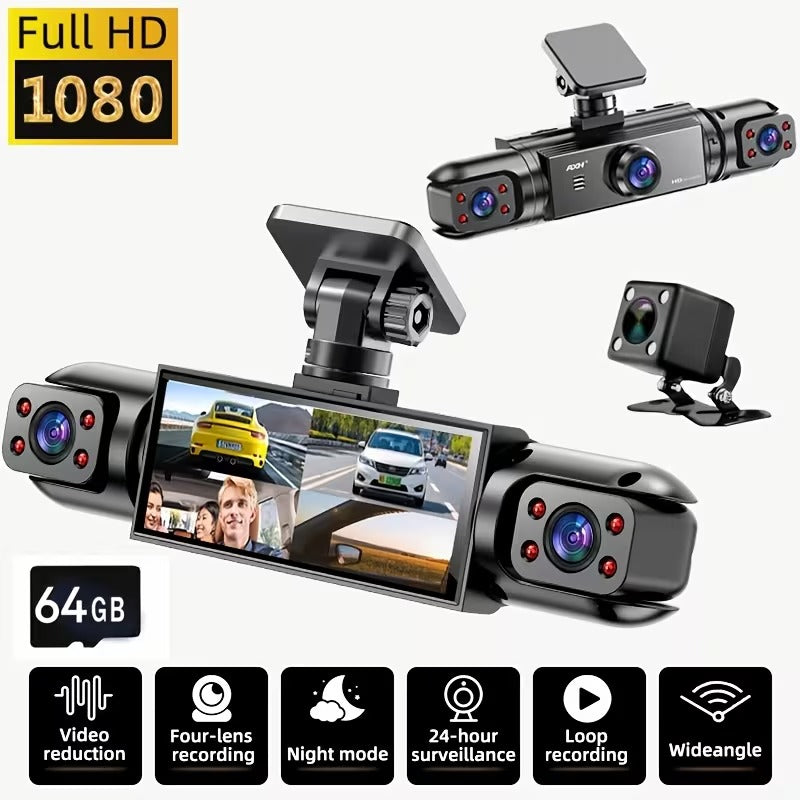 360° Dash Cam Coverage
