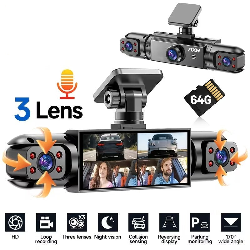 360° Dash Cam Coverage