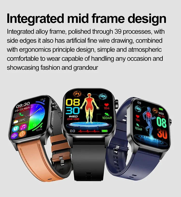 Advanced Senior Health Tracking Smartwatch