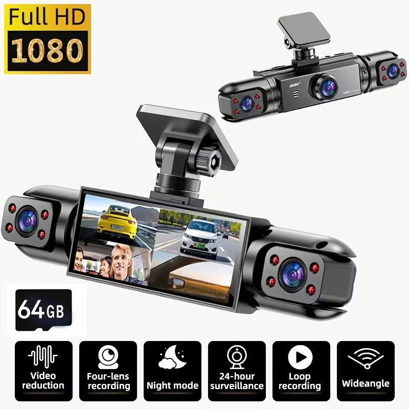 360° Dash Cam Coverage