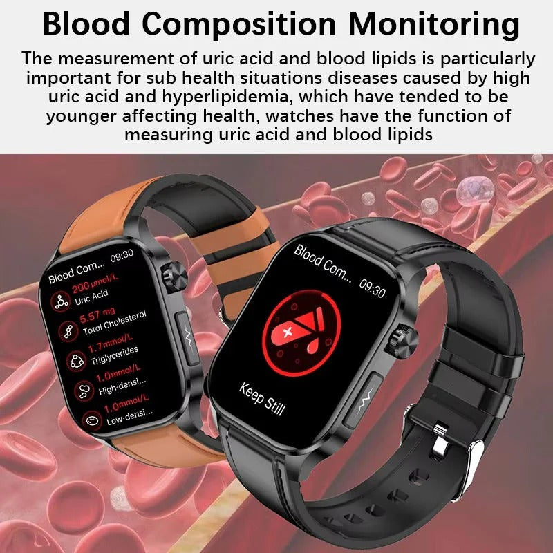 Advanced Senior Health Tracking Smartwatch