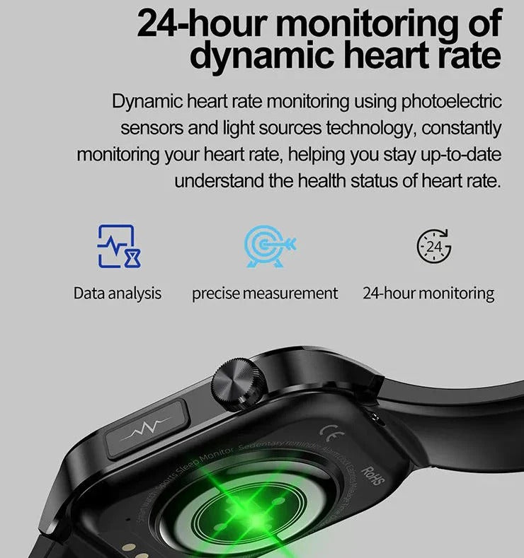 Advanced Senior Health Tracking Smartwatch