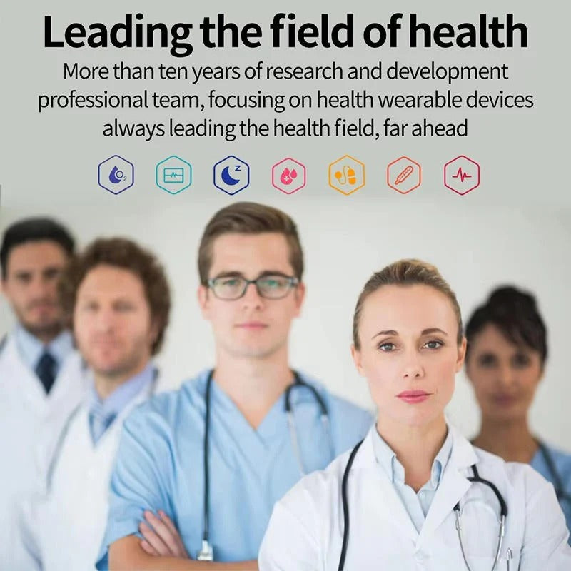 Advanced Senior Health Tracking Smartwatch