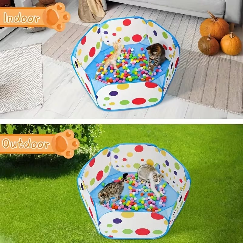 Indoor Cat Ball Pit