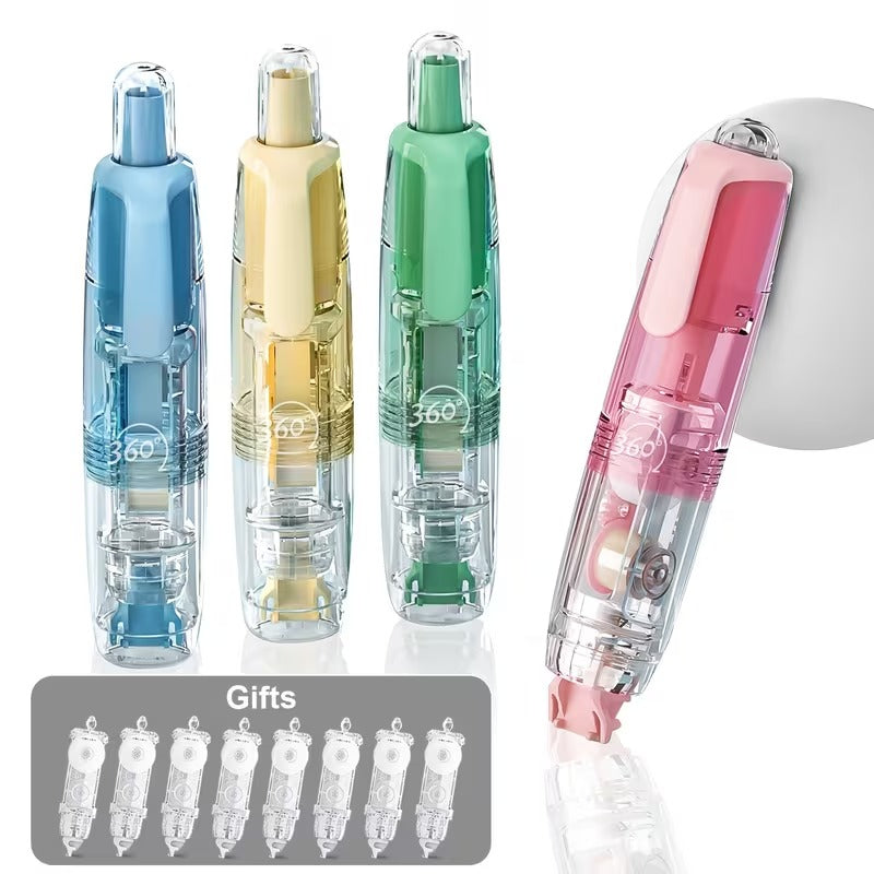Instant-Fix Retractable Correction Tape