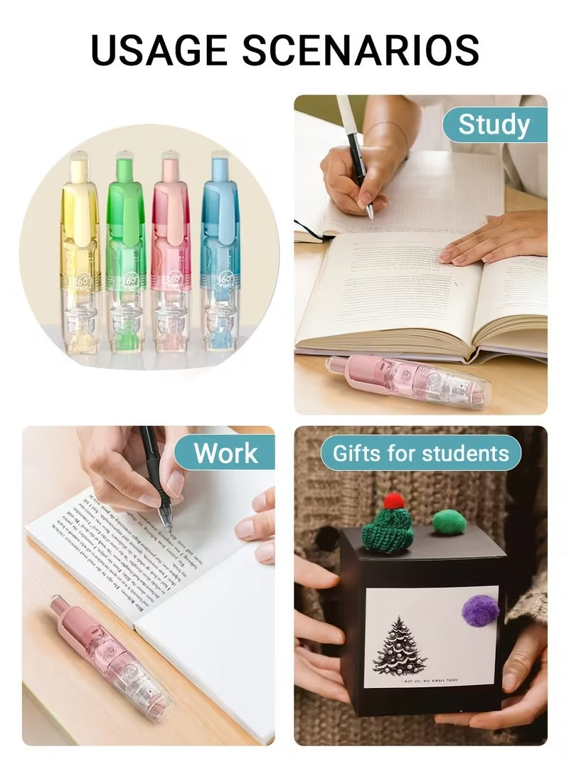 Instant-Fix Retractable Correction Tape