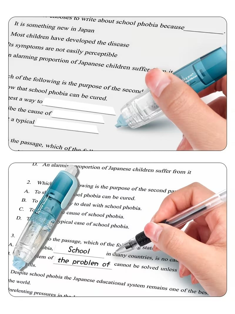 Instant-Fix Retractable Correction Tape