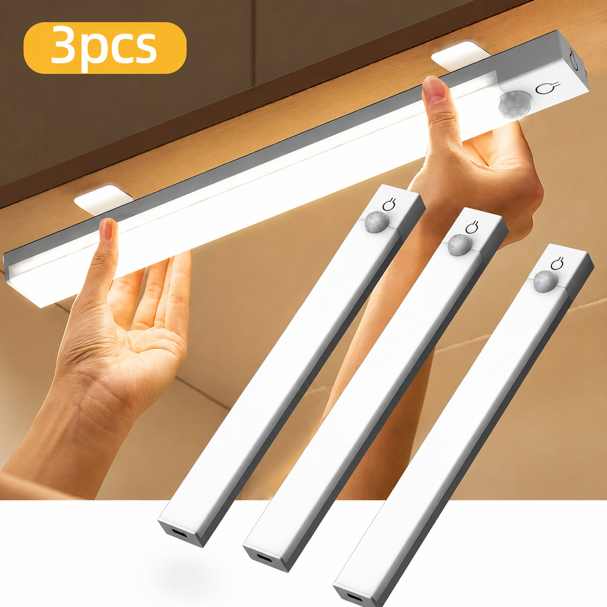 Instant Motion Sensor Cabinet Lights