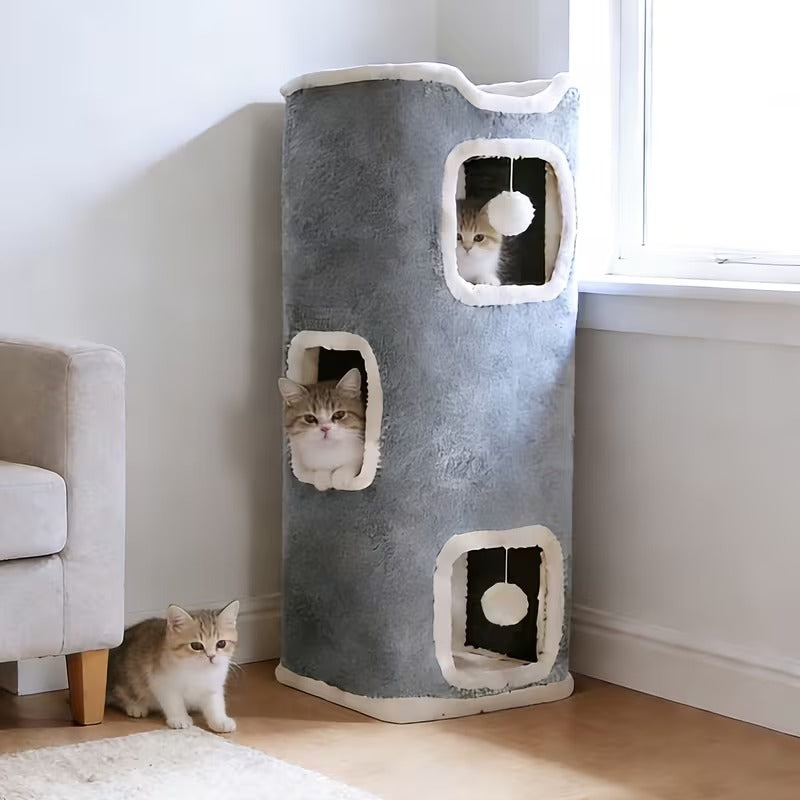 Multi-Level Cat Activity Tower