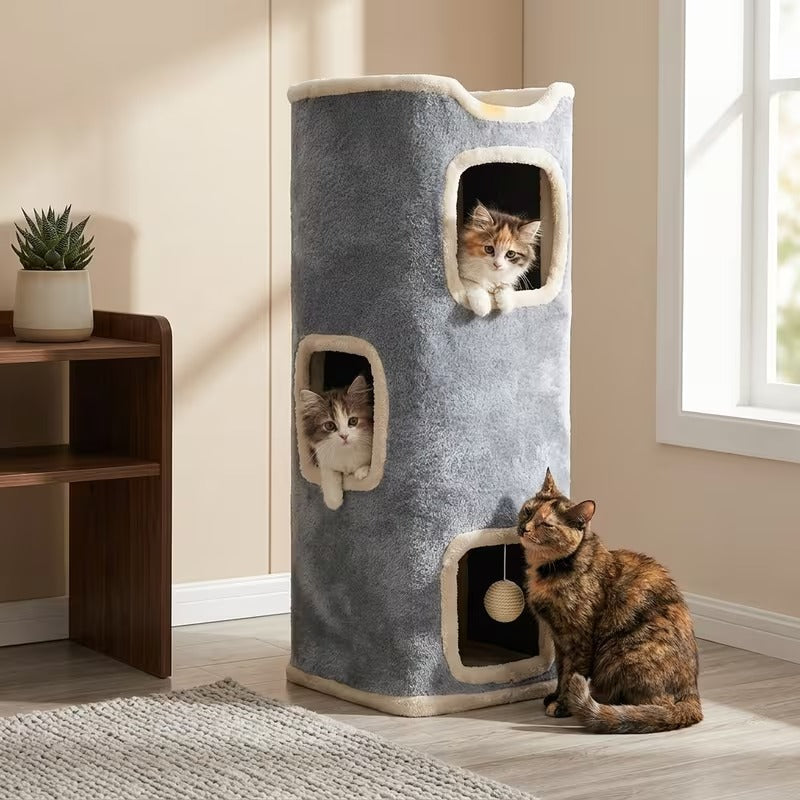 Multi-Level Cat Activity Tower