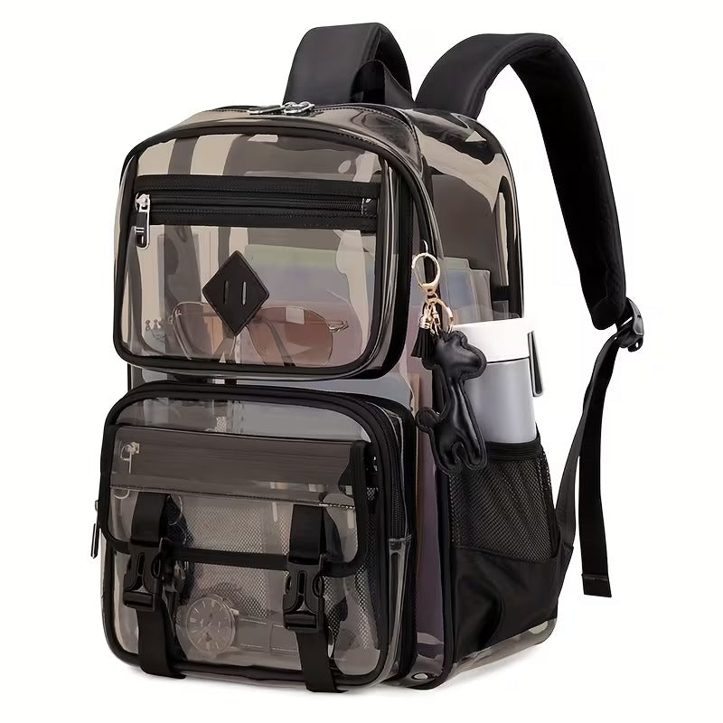 Multi-Pocket Clear Backpack