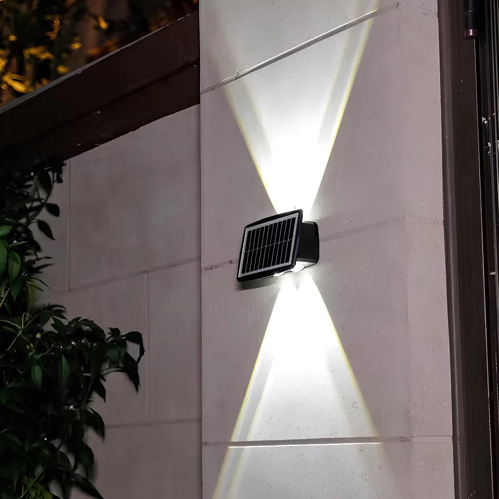 Outdoor Solar Wall Sconce Light