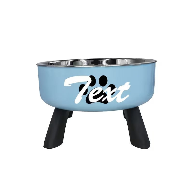 Personalized Elevated Pet Bowl