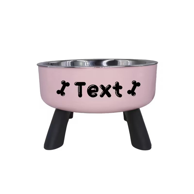 Personalized Elevated Pet Bowl