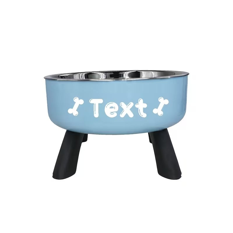 Personalized Elevated Pet Bowl