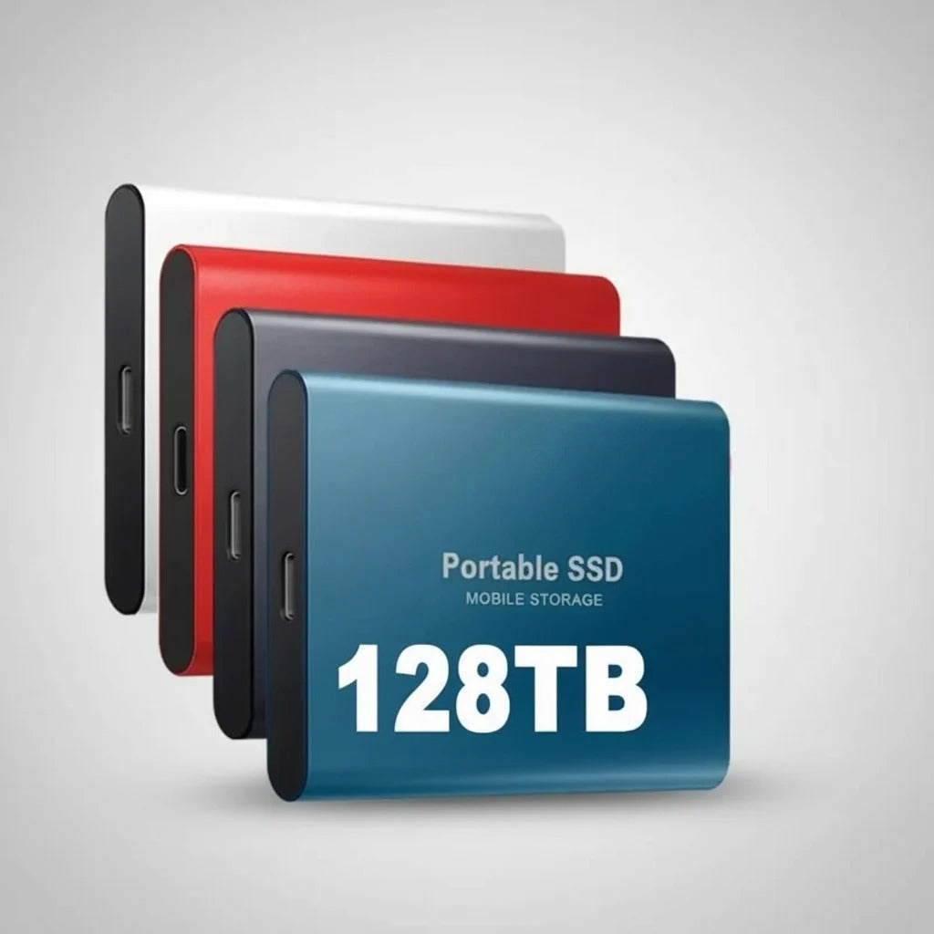 Portable External SSD Drive 128TB