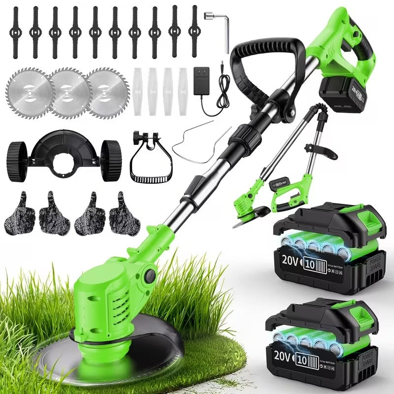 Powerful 3-in-1 Cordless Yard Trimmer