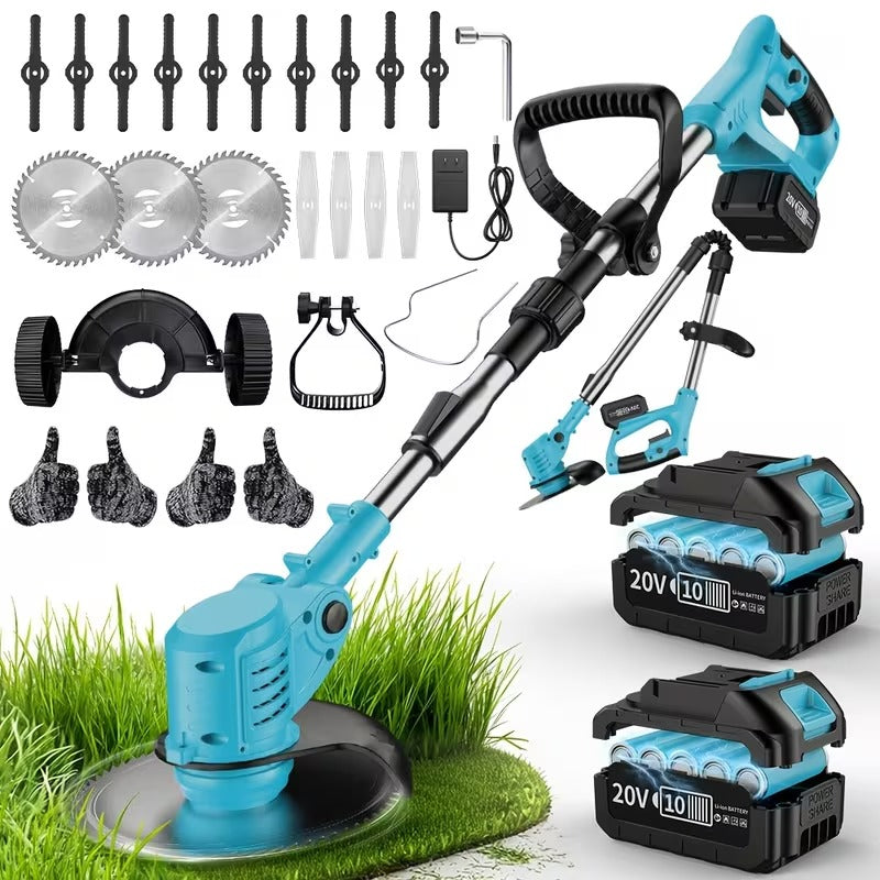 Powerful 3-in-1 Cordless Yard Trimmer