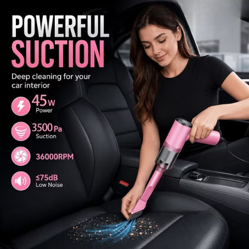 Powerful 4KPa Car Vacuum Kit