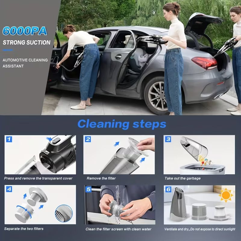Powerful Cordless Car Vacuum