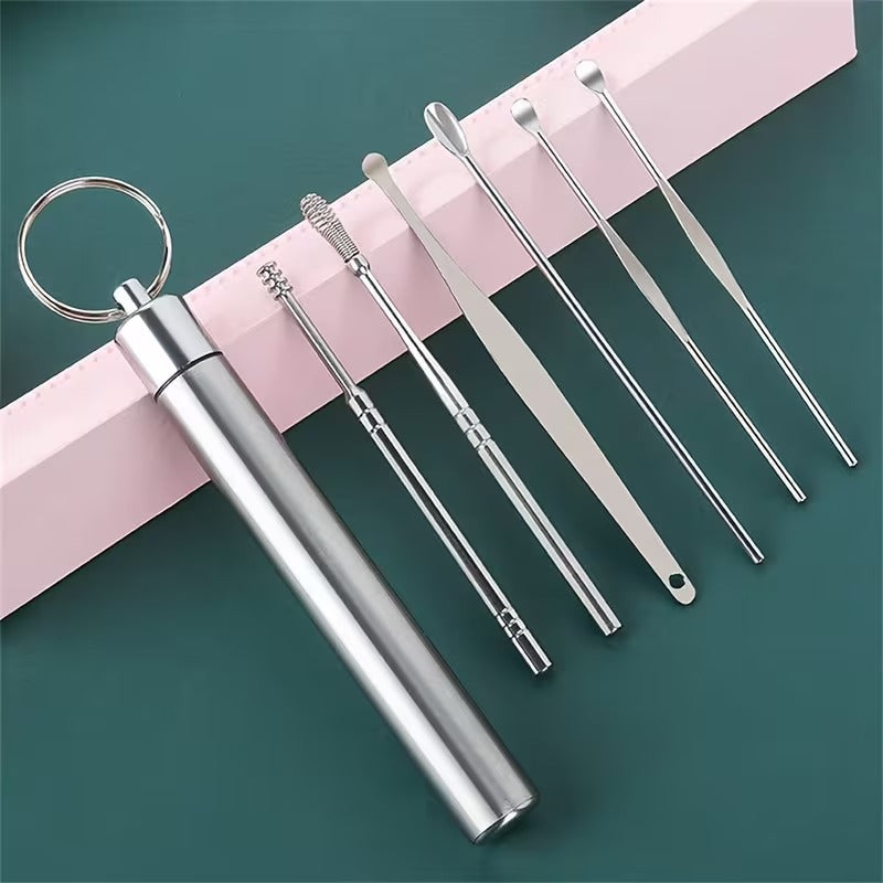 Precision Stainless Steel Ear Pick Set