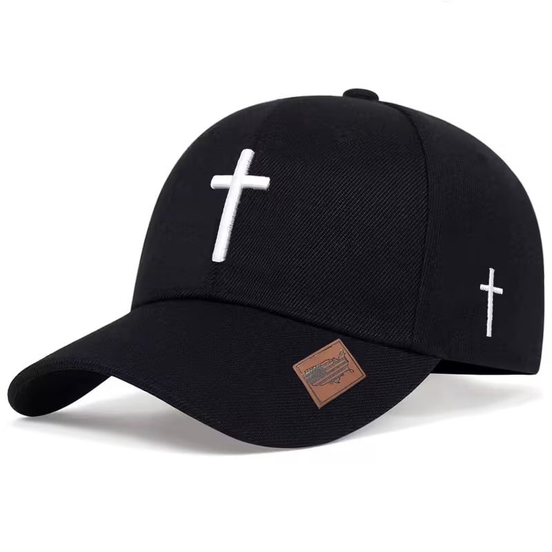 Premium Cross Embroidered Baseball Cap