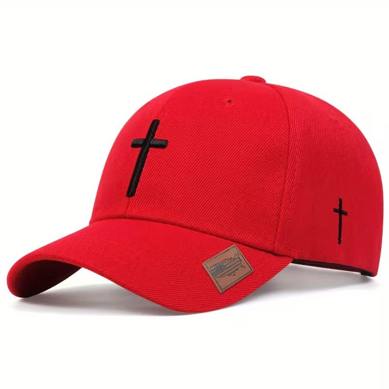 Premium Cross Embroidered Baseball Cap