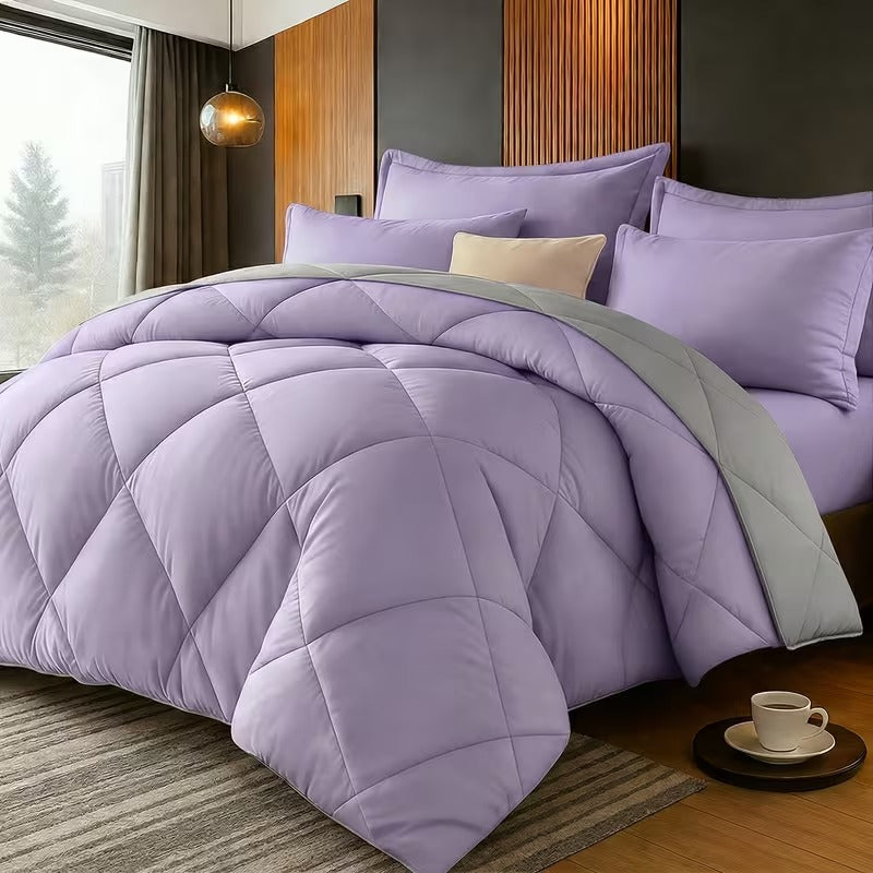 Premium Diamond-Quilt Bedding Set