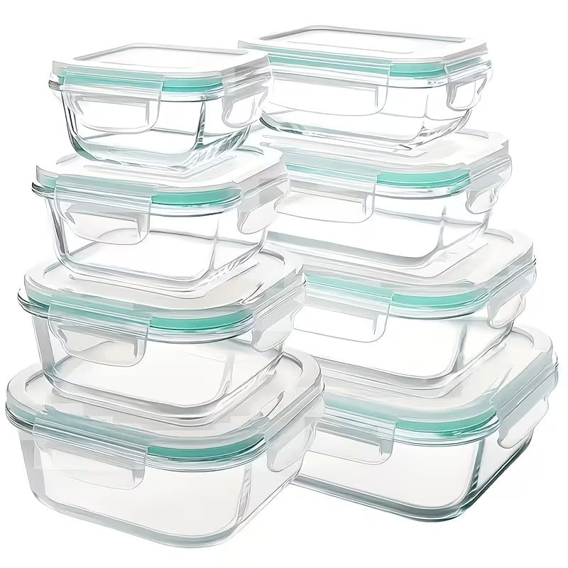 Premium Glass Meal Prep Set
