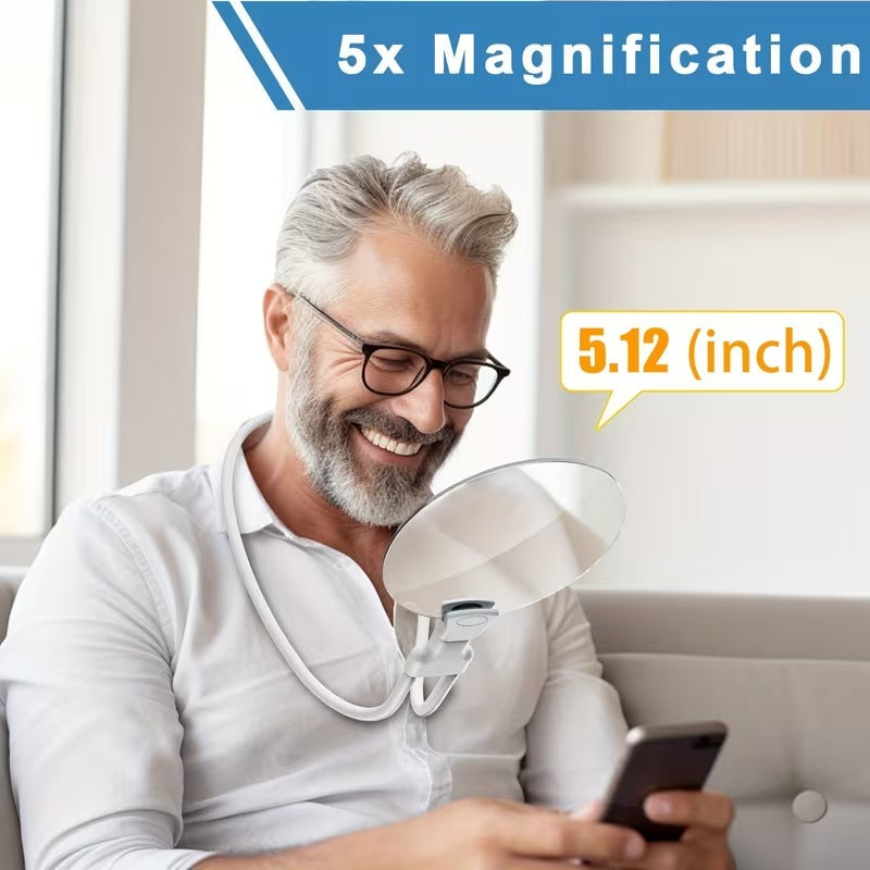 Premium Hands-Free 5X Magnifier