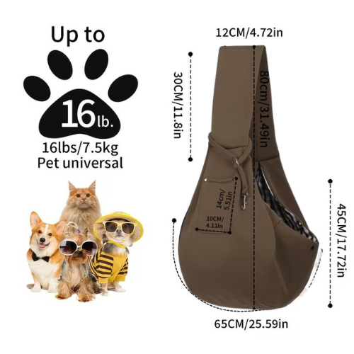 Premium Hands-Free Pet Sling Carrier