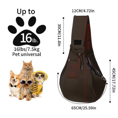 Premium Hands-Free Pet Sling Carrier