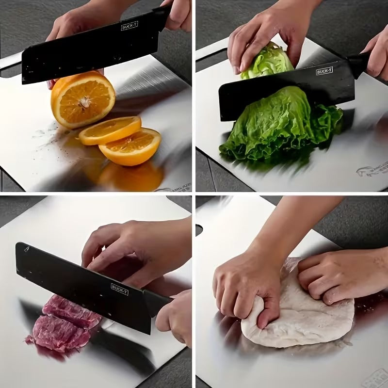 Premium Stainless Steel Cutting Board Set