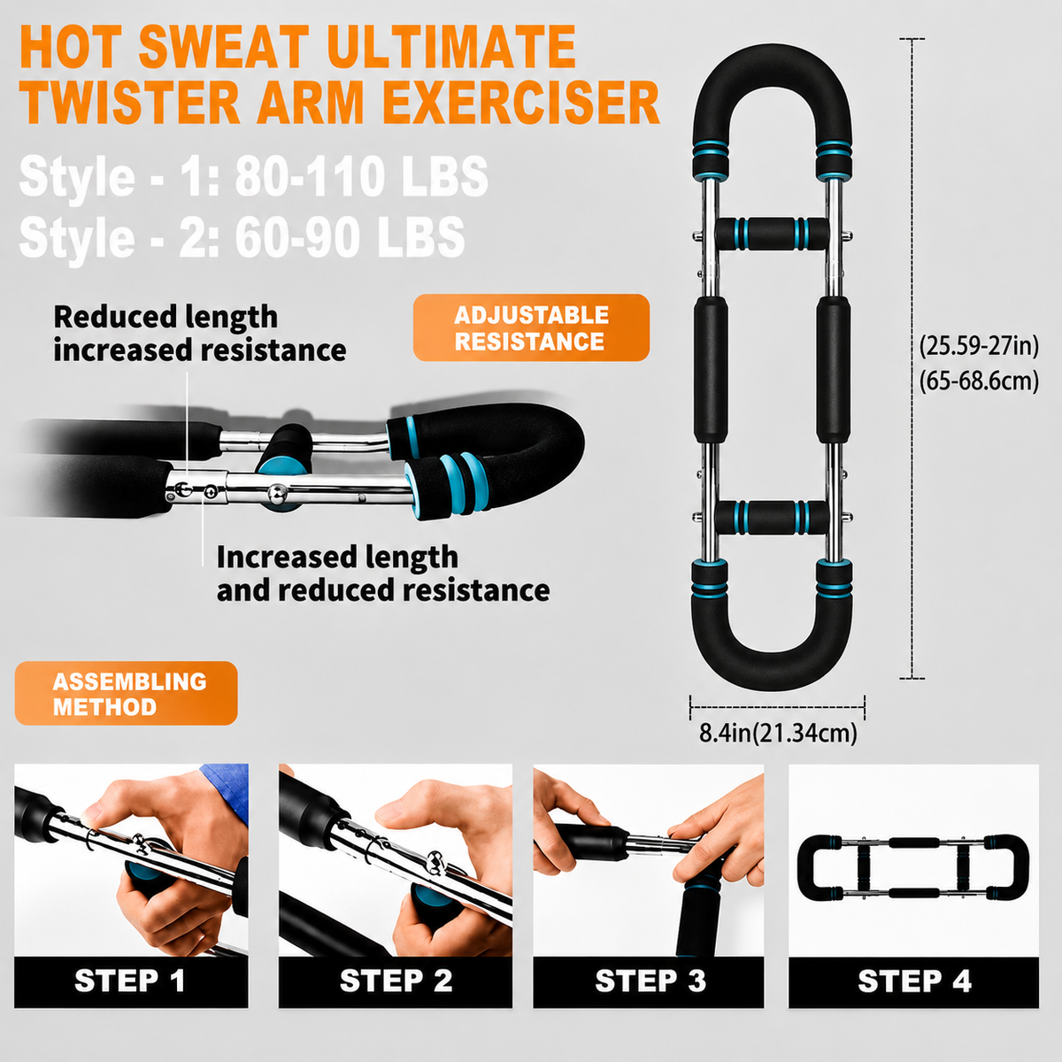 Pro Adjustable Arm Strength Trainer