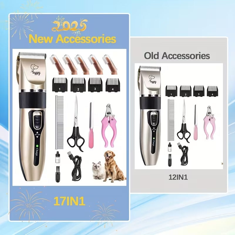 Pro-Grade 12-in-1 Pet Grooming Kit