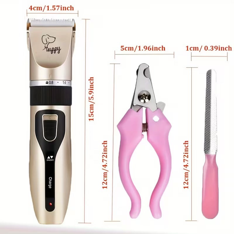 Pro-Grade 12-in-1 Pet Grooming Kit