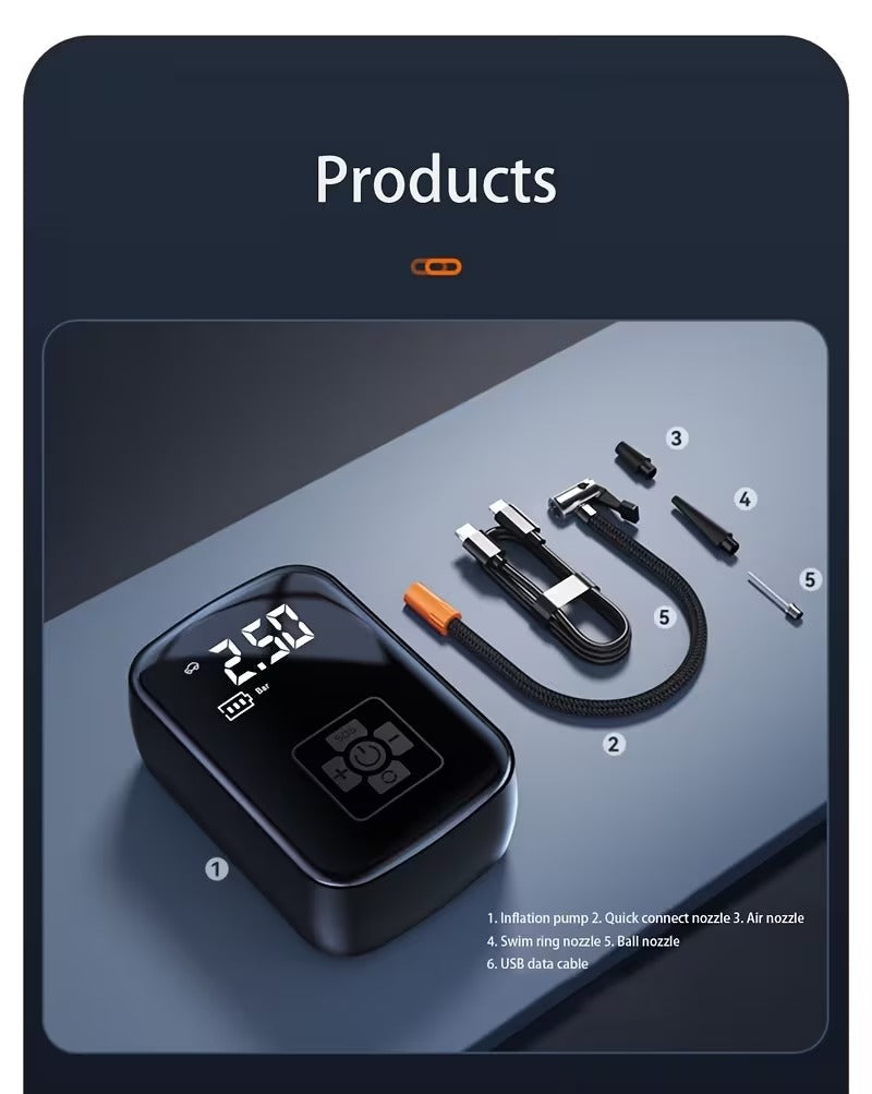 Pro-Grade Cordless Tire Inflator