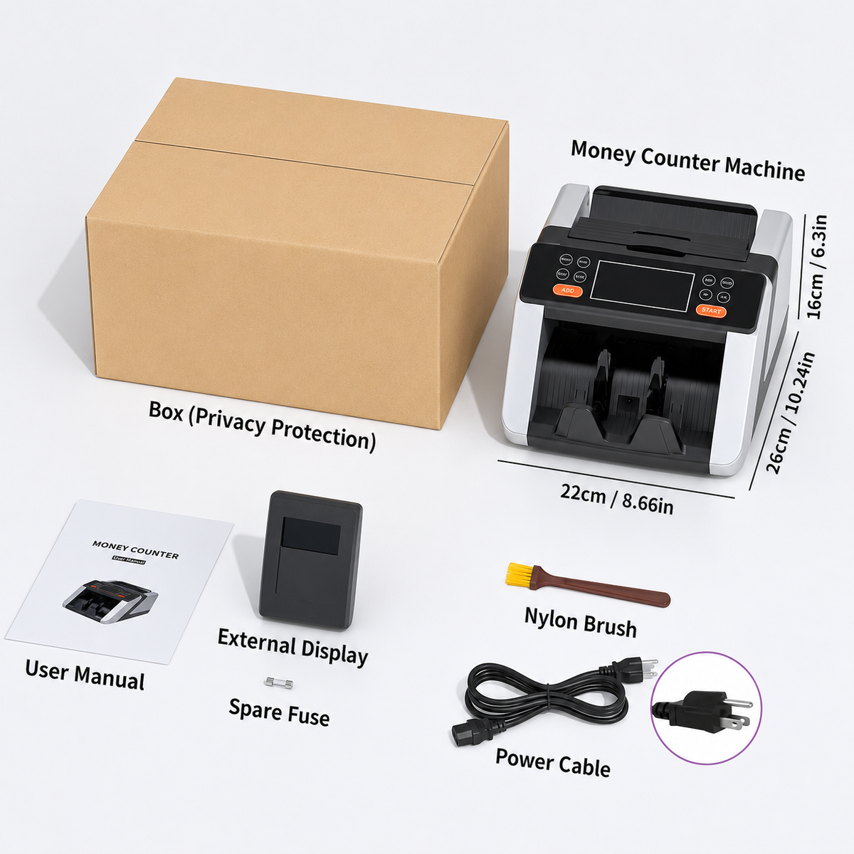 Pro Money Counter with Counterfeit Detection