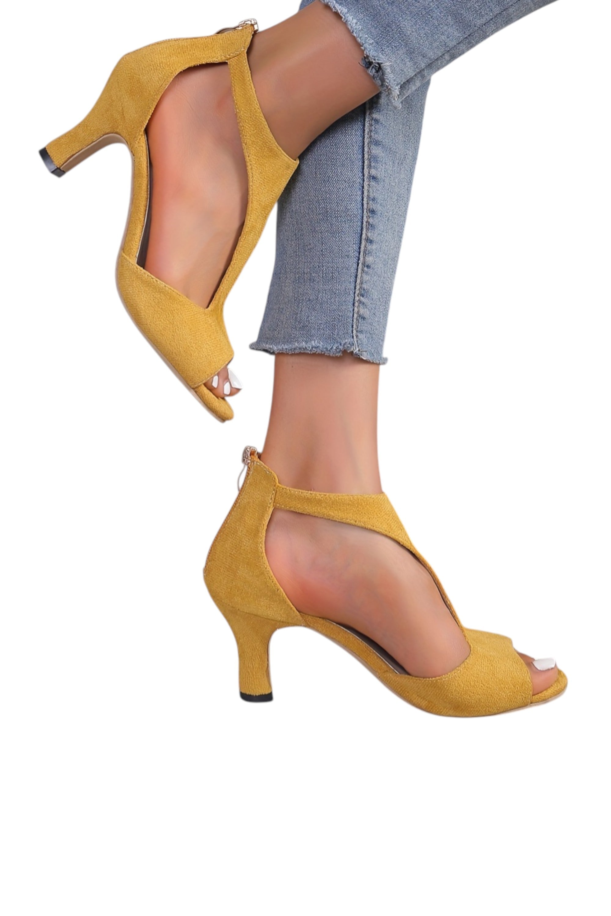 Rumef | Women’s T-Strap Block Heel Sandals