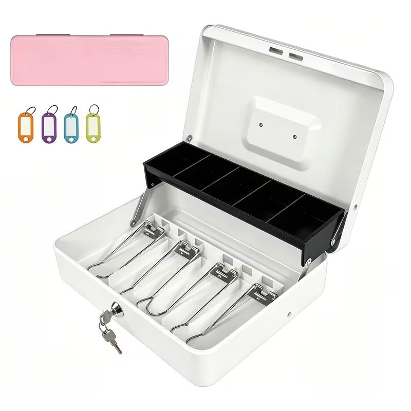 Secure Large Steel Cash Box