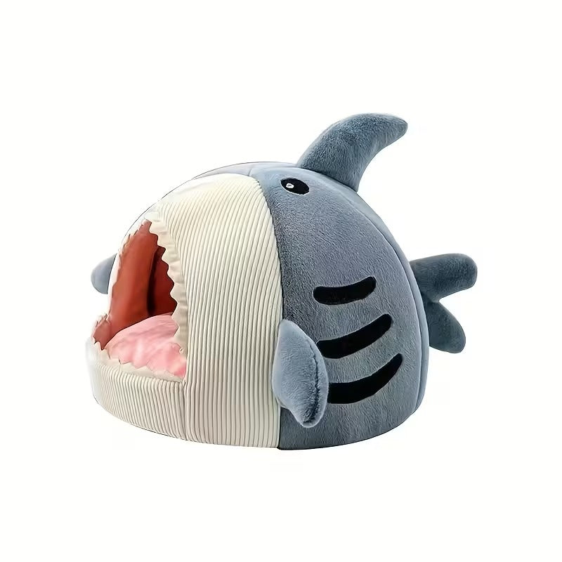 Shark Hideaway Pet Bed