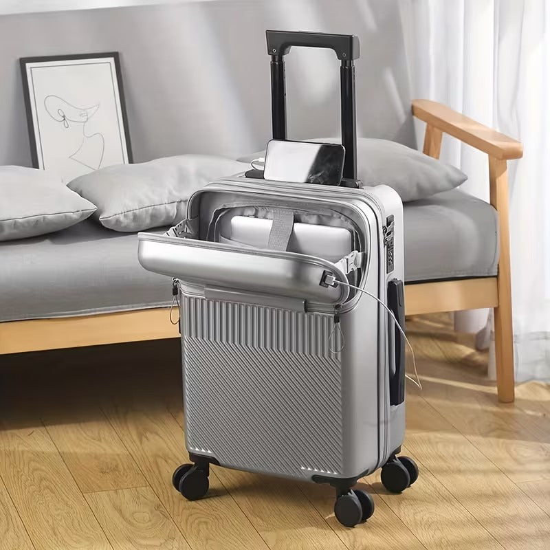 Smart Carry-On Suitcase