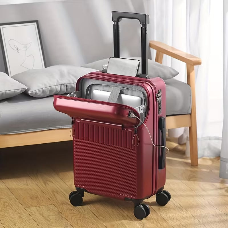 Smart Carry-On Suitcase