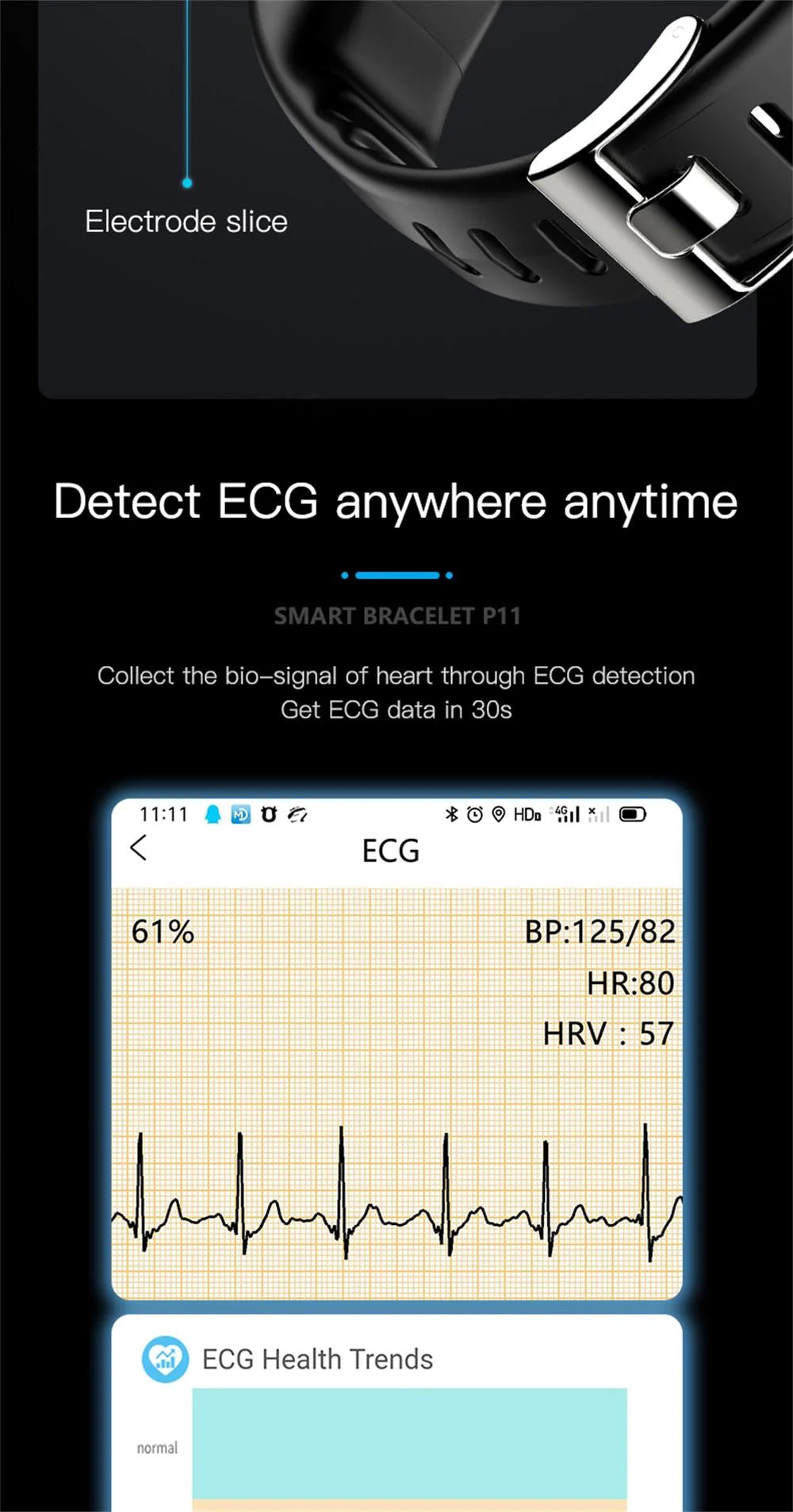 Smart Health Fitness Bracelet