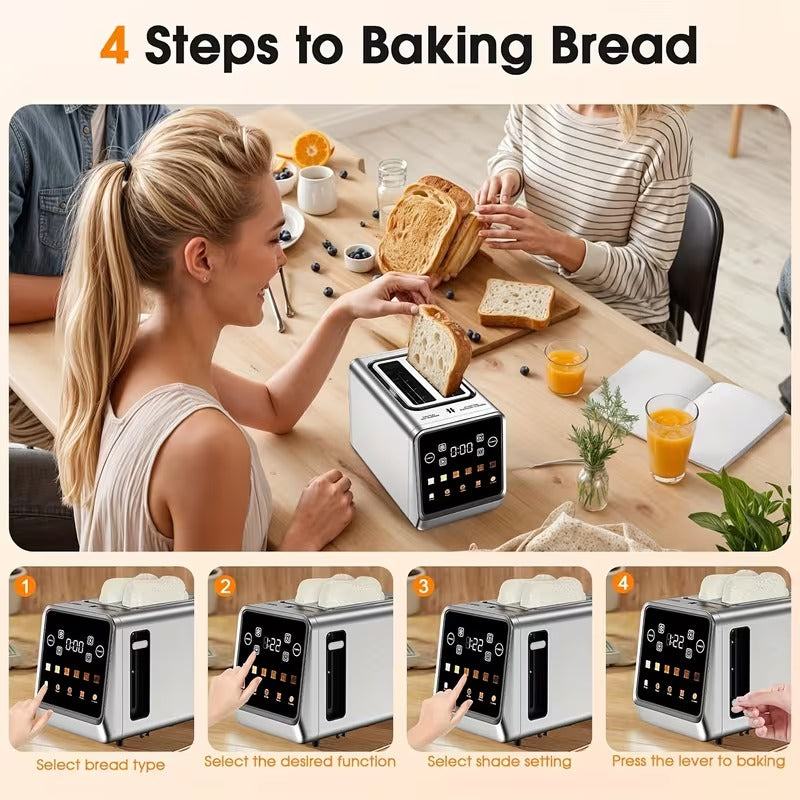 Smart Touch Screen Digital Toaster