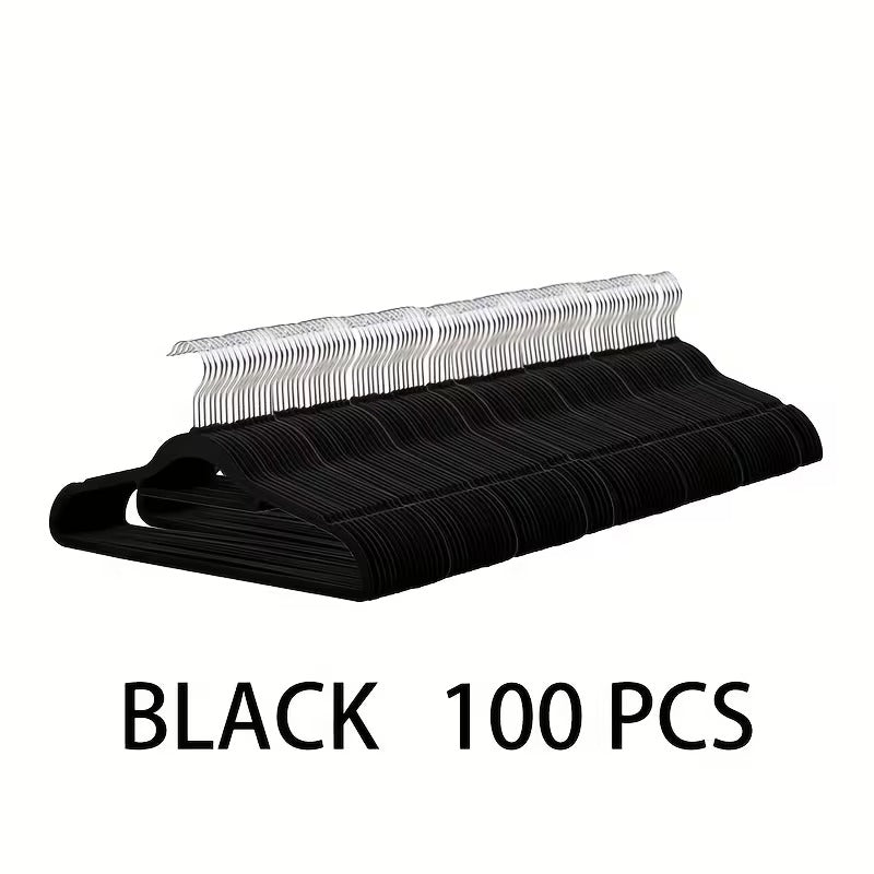 Space-Saving Velvet Hangers